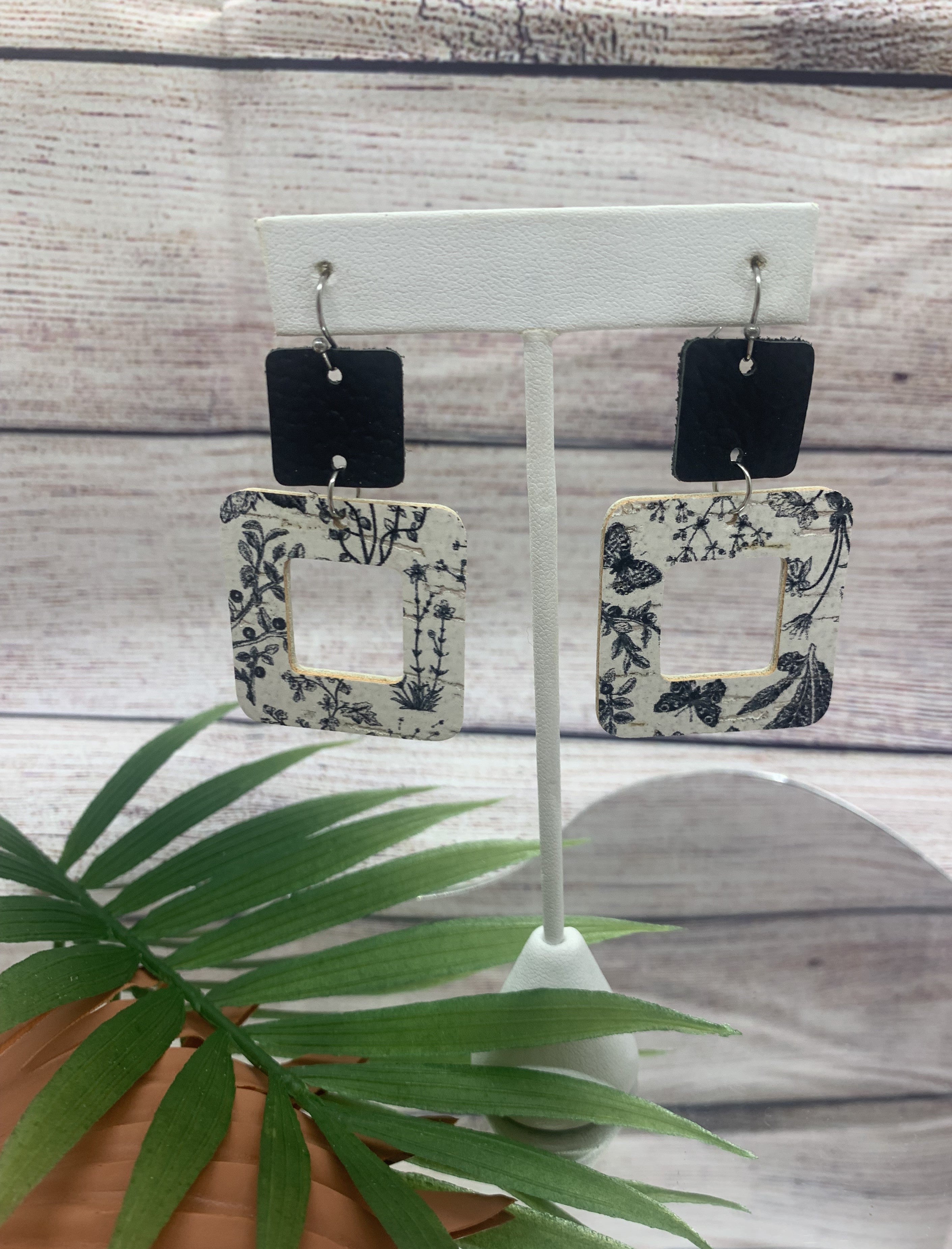 Genuine Leather Hypoallergenic Earrings
