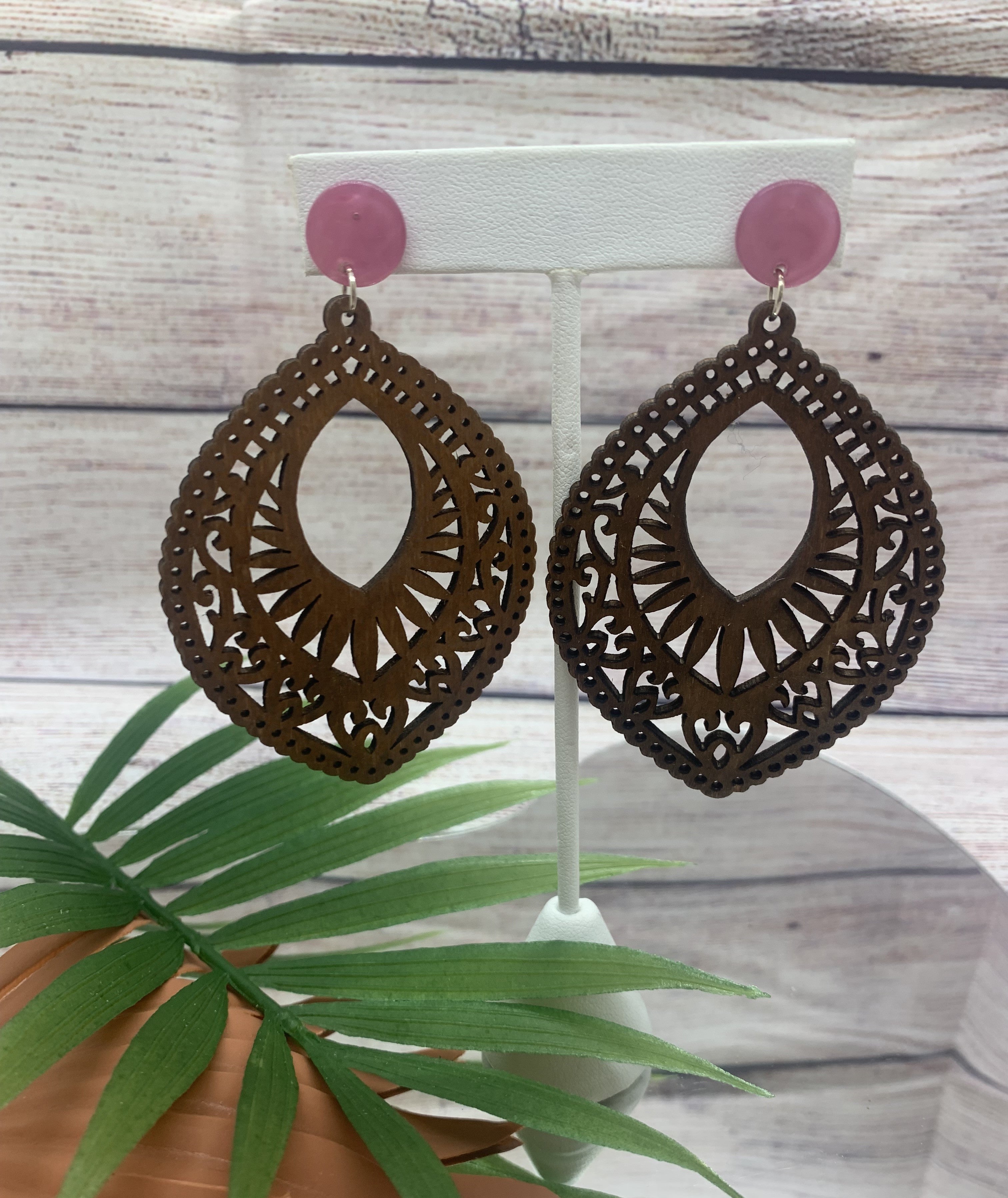 Wood Hypoallergenic Earrings