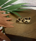 Cheetah Stud Hypoallergenic Earrings